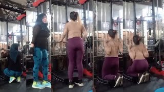 tante nge gym live di bigo bigolive bigo live reaction [upl. by Niki]