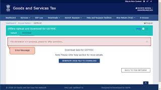 Troubleshooting File Generation Progress Error while Downloading JSON in Form GSTR 9C [upl. by Mariya161]