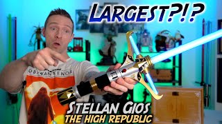 The Largest Galaxys Edge Lightsaber Yet Stellan Gios Legacy Lightsaber [upl. by Adnorat842]