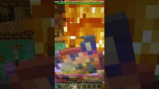 Poisonous potato BOSS minecraft april minecraftgameplay [upl. by Ahsait]