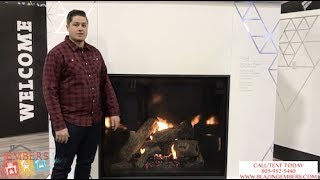 Town and Country TC54 Large Gas Fireplace Review [upl. by Balf]