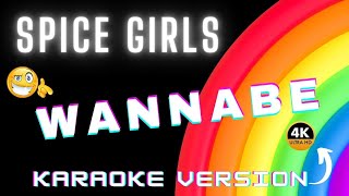 Wannabe  Spice Girls Karaoke Version  pelullio spicegirls 4K [upl. by Mandeville]