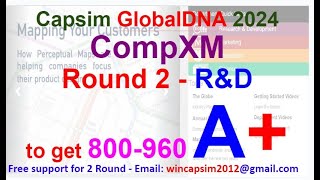 Capsim GlobalDNA 2024  CompXM guide  GlobalDNA Round 2  RD [upl. by Acirretal]