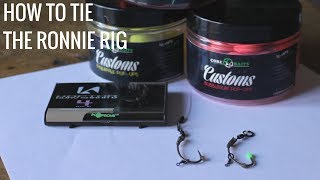 RONNIE RIG  HOW TO TIE  CARP FISHING  RIGS [upl. by Ardnazil]