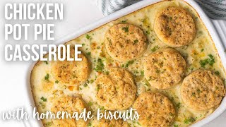 Chicken Pot Pie Casserole l The Recipe Rebel [upl. by Akeihsat459]