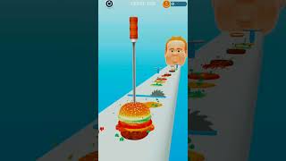 Burger Runner 🍔 Make Extra Large Hamburger Cheese Burger part 137 xxlsandwich viral shortsvideo [upl. by Loesceke]