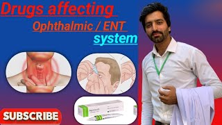 Drugs affecting Ophthalmic  ENT system  Drugs used for Ophthalmic  ENT Disorders Pharmacology [upl. by Zusman]