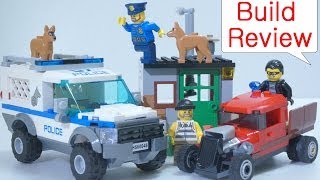 Lego Police car 60048 Police Dog Unit  Car Toys Build Review 레고 장난감 [upl. by Tewell]