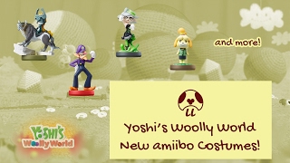 New amiibo Costumes in Poochy amp Yoshis Woolly World 3DS [upl. by Ashling344]