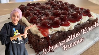 Schwarzwälder Kirsch Brownie I Schokobombe I Alkoholfrei I KilicStory [upl. by Melville]