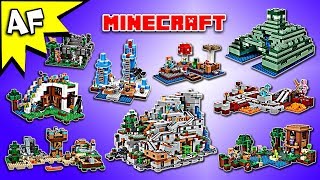 Every Lego Minecraft 2017 Set  Complete Collection [upl. by Ewolram589]