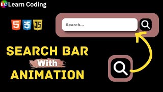 How to Create Search Bar Using HTML CSS Javascript  MiniProject 3  Learn Coding [upl. by Iblehs]