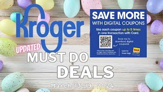 GLITCH DEAL Kroger MUST DO Deals for 313319  Splenda Biscuits Meatballs amp MORE [upl. by Akiner]