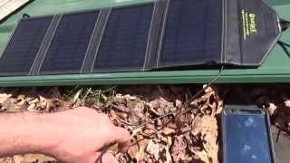 Sunjack 14 Watt Folding Solar Panel Review amp Field Test [upl. by Dubenko]