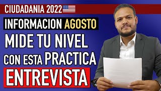 EXAMEN DE CIUDADANIA AMERICANA 2022  ENTREVISTA COMPLETA [upl. by Orel85]