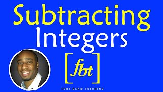 Subtracting Integers fbt [upl. by Legyn]