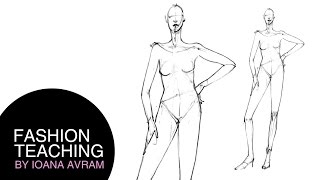 How to draw fashion sketches in easy steps [upl. by Marquardt]