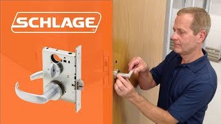 How Schlage’s L9080 Mortise Lock Works [upl. by Willdon]