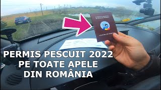 PERMIS PESCUIT 2022 PE TOATE APELE DIN ROMANIA si PRIMII CRAPI ai Anului 2022  Pescuit la Balta Ben [upl. by Anelleh978]