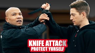 How to protect yourself from knife attacks  SelfDefence [upl. by Wylma367]