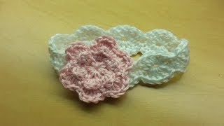 How to Crochet an Easy Baby Headband [upl. by Bancroft]