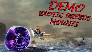 Guild Wars 2  Exotic Breeds Mount Demo [upl. by Vasilis972]