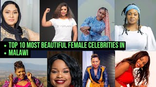 top 10 most beautiful female celebrities in Malawi 🇲🇼🇲🇼 2023 [upl. by Atteuqaj]