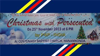 Christmas with Persecuted Centenary Baptist Church Hanamkonda Invites 16th Annual from P4P INDIA [upl. by Alehcim436]