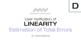 4D  User Verification of Linearity Estimation of Total Errors [upl. by Haikezeh891]