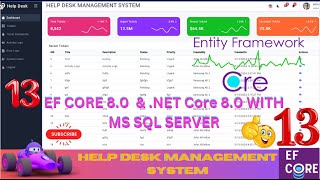 EP 13 Help Desk Management System EF Core NET Core ll NET 80 TicketsUsersRolesAudit Logs 🚀💥 [upl. by Dorr]