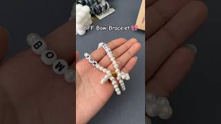 DIY Bow Bracelet  Pearls BFF Bracelet  Nihaojewelry Making Tutorial  Step By Step nihaojewelry [upl. by Etnovaj]