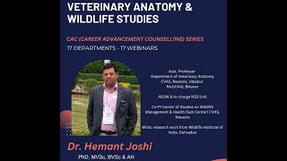 VETERINARY ANATOMY amp WILDLIFE STUDIES ll Bonus Content ll Dr Hemant Joshi [upl. by Adorl]