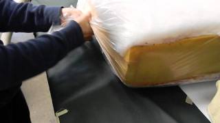 How to Insert Foam into a Cushion Casing [upl. by Irbua372]