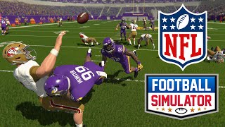 49ers Vs Vikings  Football Simulator [upl. by Ahael]