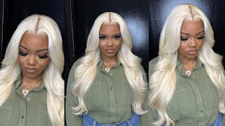 BEST 613 WIG 🔥  Melted Wig Install  No Baby Hairs  CurlyMe Hair [upl. by Eelame]