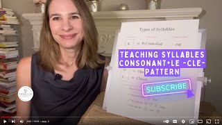 How to Teach Consonant LE Syllable Pattern from Orton Gillingham Coaching [upl. by Eixirt346]