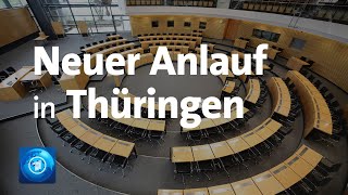 Ministerpräsidentenwahl in Thüringen Neuer Anlauf für Ramelow im Erfurter Parlament [upl. by Elaen]