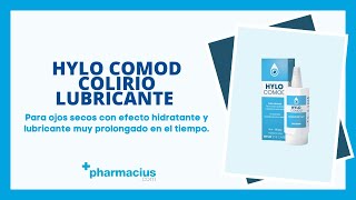 HYLO COMOD COLIRIO LUBRICANTE de BRILL PHARMA ¿para qué sirve ¿cuándo y cómo aplicar [upl. by Nauqahs]