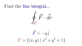 Line Integral Over a Closed Curve [upl. by Filipe85]