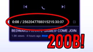 This Video Is 200 BILLION Years Long HOW [upl. by Leboff]