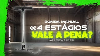 VALE A PENA Bomba Manual 4 Estagios FXR 300 BAR Para PCP [upl. by Liebowitz]