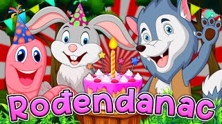 ROĐENDANAC 💜 Rođendanska pesma 💛 Srećan rođendan ❤️️ Danas nam je divan dan 💚 Happy Birthday song [upl. by Levina739]