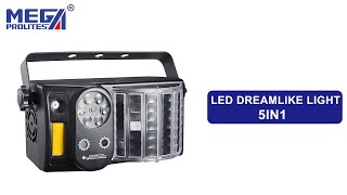 5in1 function Dreamlike LED Laser Beam Stage Disco Light [upl. by Enirual]