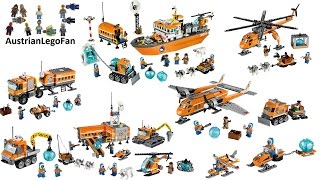 All Lego City Arctic Sets 2014  Lego Speed Build Review [upl. by Ecar]