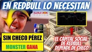 IMPRESIONANTE REDBULL DEPENDE ECONÓMICAMENTE DE SERGIO PÉREZ Y MONSTER PUEDE SUPERARLO PRONTO [upl. by Nnylsia]