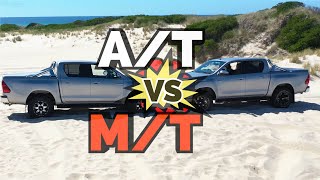 AT or MT tyres on sand which is best Find out with Tyre Review amp Performance Driving Australia [upl. by Ereynihc132]