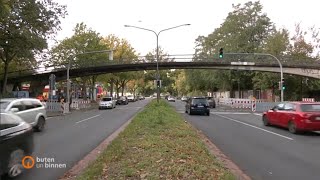 Marode Bremer Brücke wird abgerissen [upl. by Rawde950]