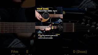 Your Song  Parokya ni Edgar 2003 Easy Guitar Chords Tutorial with Lyrics Part 3 SHORTS REELS [upl. by Lanos936]