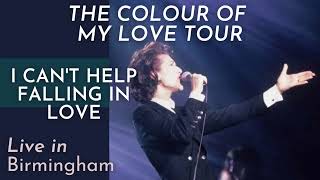 Celine Dion  I Cant Help Falling in Love Live in Birmingham [upl. by Attaynek672]