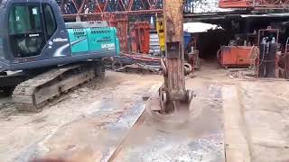 Samsung 250 excavator within magnetic powerIwona blwcharczyk latest update [upl. by Andreana876]